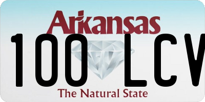 AR license plate 100LCV
