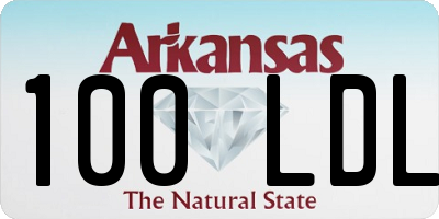 AR license plate 100LDL