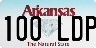 AR license plate 100LDP