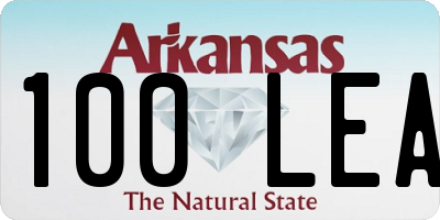 AR license plate 100LEA