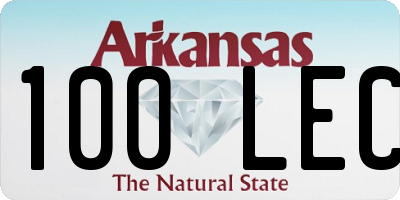 AR license plate 100LEC