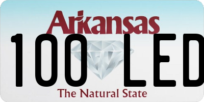 AR license plate 100LED