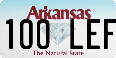 AR license plate 100LEF