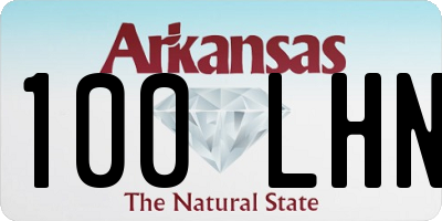 AR license plate 100LHN