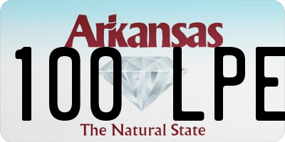 AR license plate 100LPE