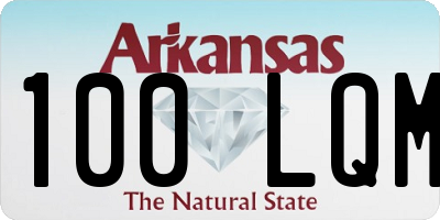 AR license plate 100LQM