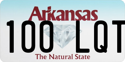 AR license plate 100LQT
