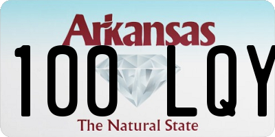 AR license plate 100LQY