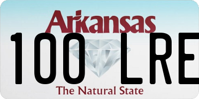 AR license plate 100LRE