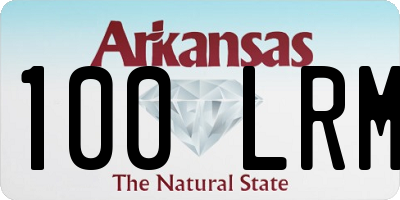 AR license plate 100LRM