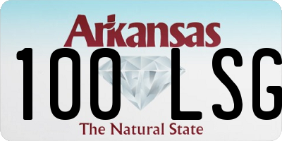 AR license plate 100LSG