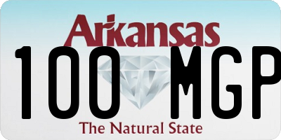 AR license plate 100MGP