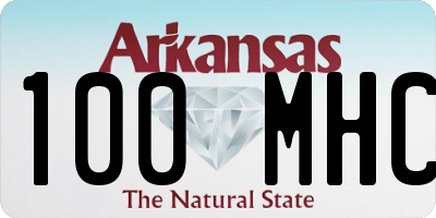 AR license plate 100MHC