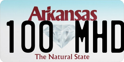 AR license plate 100MHD