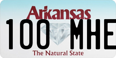 AR license plate 100MHE