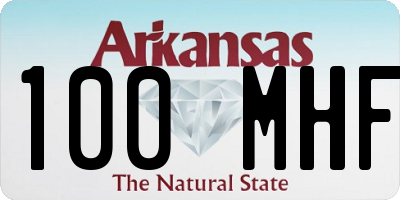 AR license plate 100MHF