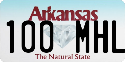 AR license plate 100MHL