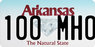 AR license plate 100MHO