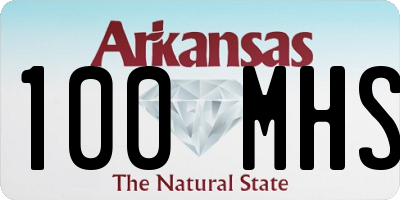 AR license plate 100MHS