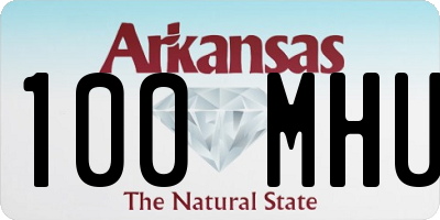 AR license plate 100MHU