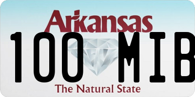 AR license plate 100MIB