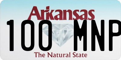AR license plate 100MNP