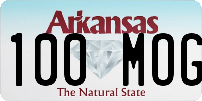 AR license plate 100MOG