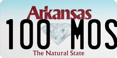 AR license plate 100MOS