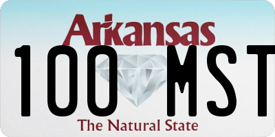 AR license plate 100MST