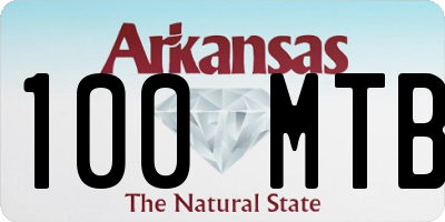 AR license plate 100MTB