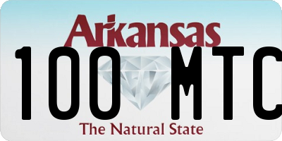 AR license plate 100MTC