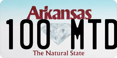 AR license plate 100MTD