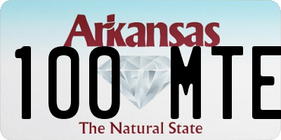 AR license plate 100MTE