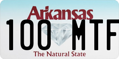 AR license plate 100MTF