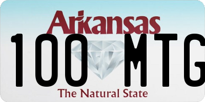 AR license plate 100MTG
