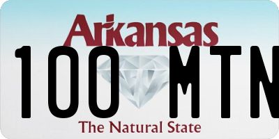 AR license plate 100MTN