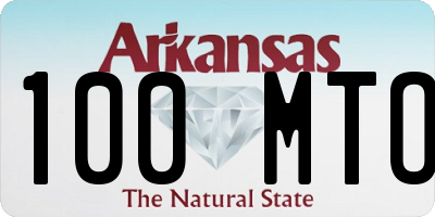 AR license plate 100MTO