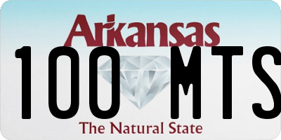 AR license plate 100MTS