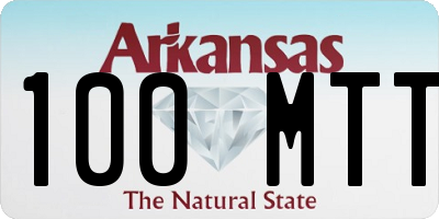 AR license plate 100MTT