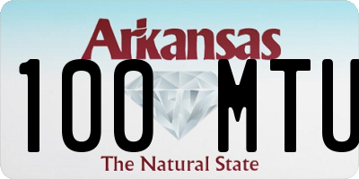 AR license plate 100MTU