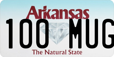 AR license plate 100MUG