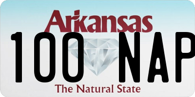 AR license plate 100NAP