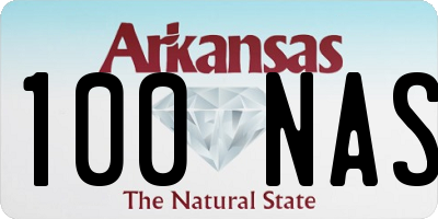 AR license plate 100NAS