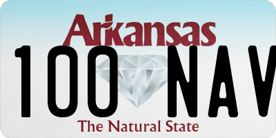 AR license plate 100NAV