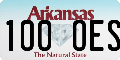 AR license plate 100OES
