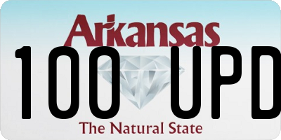 AR license plate 100UPD