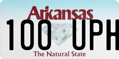 AR license plate 100UPH