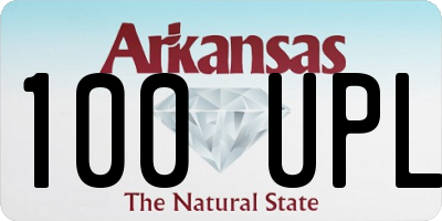 AR license plate 100UPL