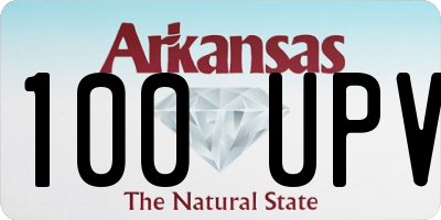 AR license plate 100UPV
