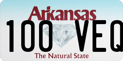 AR license plate 100VEQ